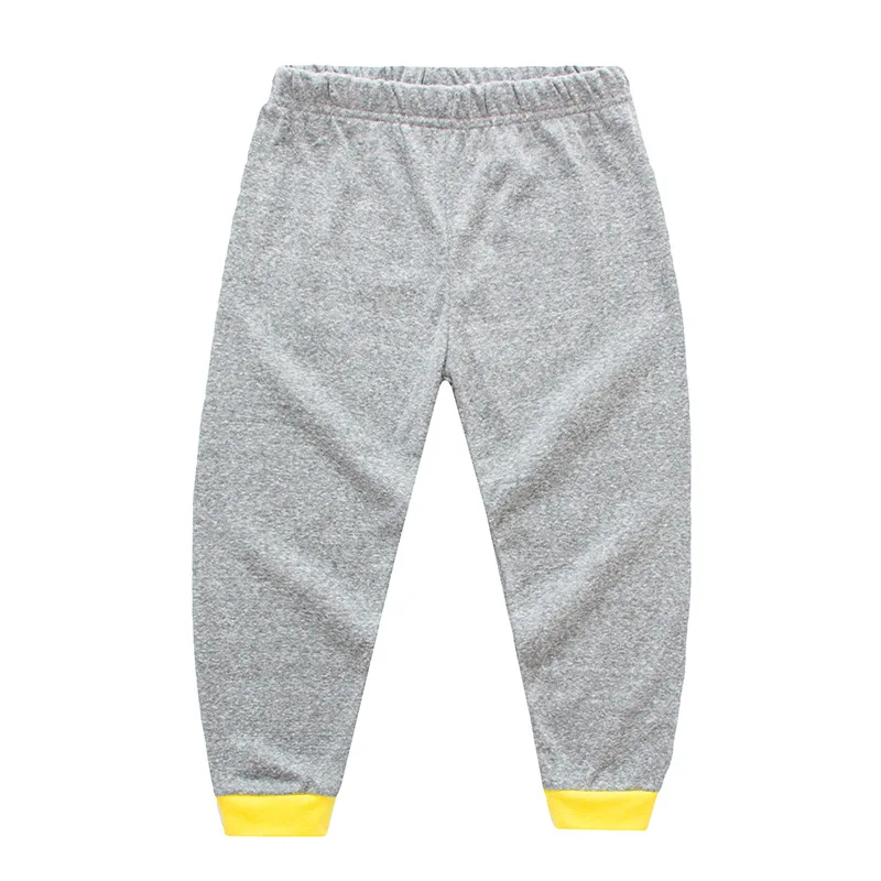 Детский пижамный комплект для детей 100% хлопок одежда с рисунком миньонов топ