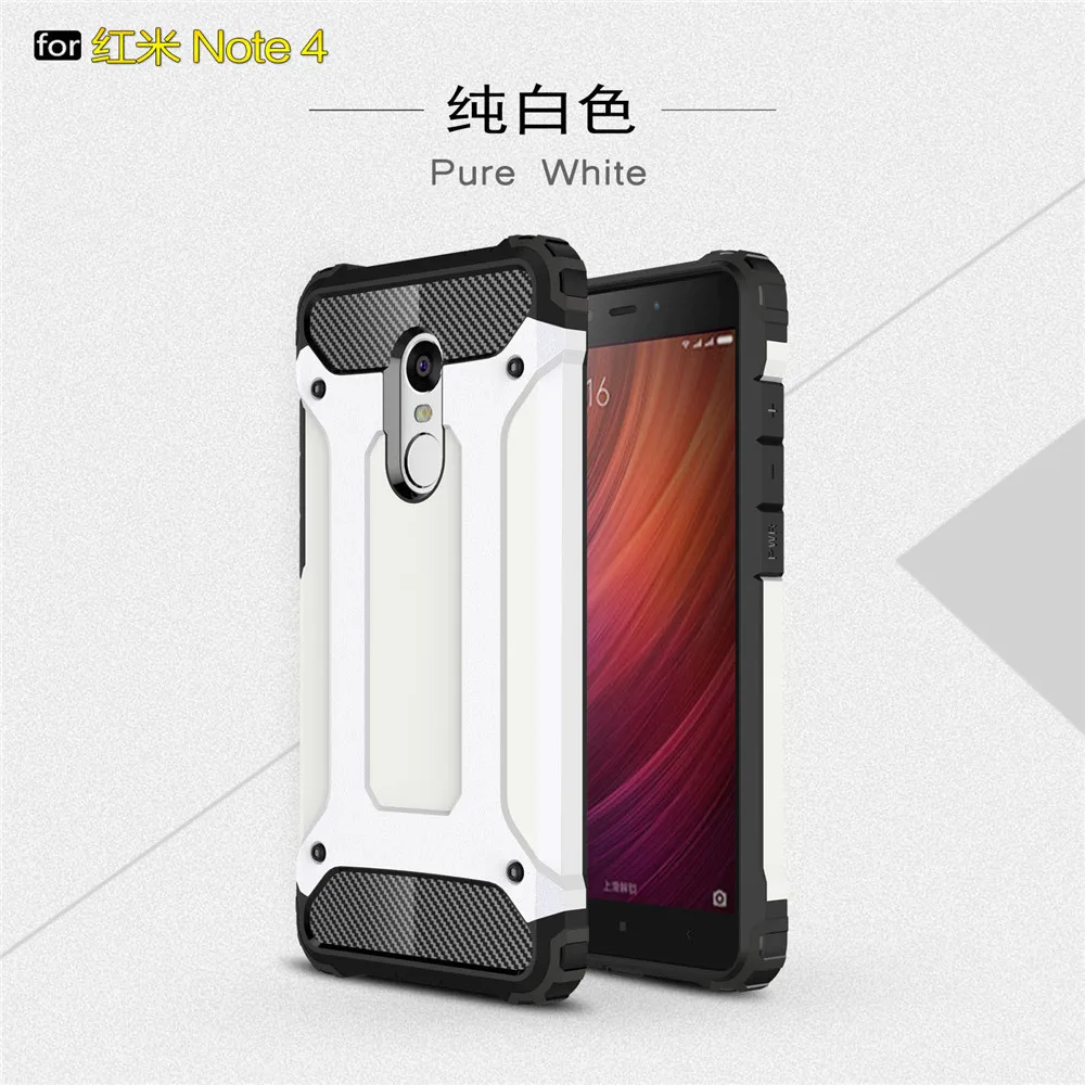 Case redmi note 4 Luxury hard PC Soft TPU back cover For xiaomi Redmi Note Pro Prime 5.5 inch Mobile Phone Cases |