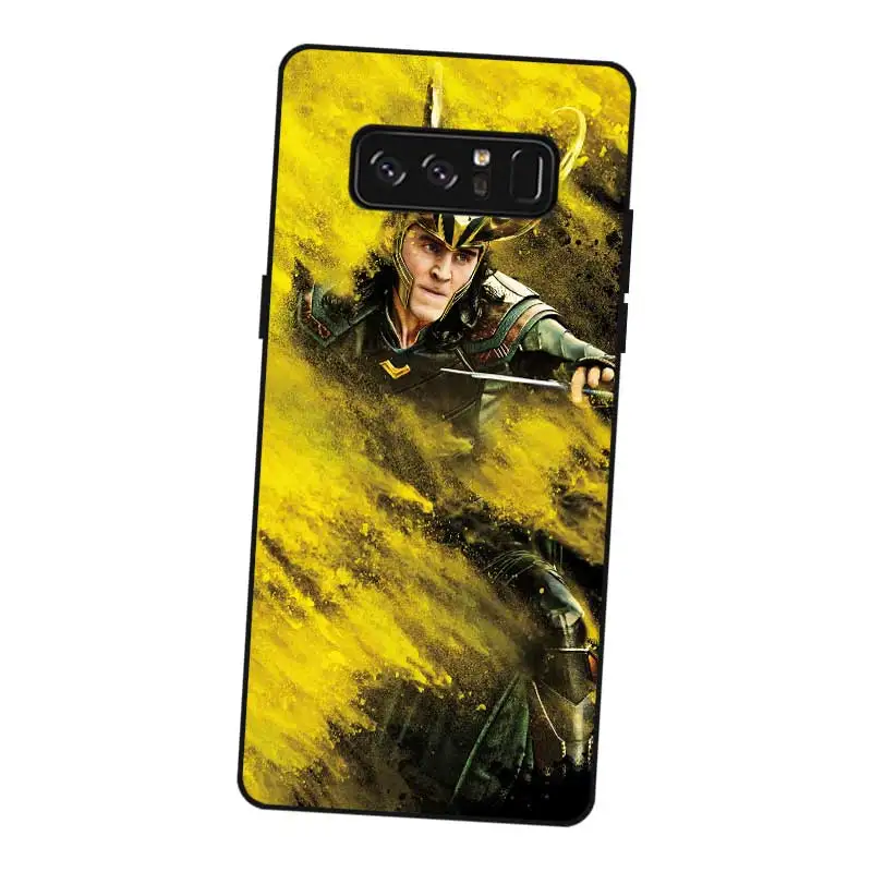 P224 Thor Loki Black Silicone Case Cover For Samsung Galaxy Note 3 4 5 8 9 10 Plus M10 M20 |