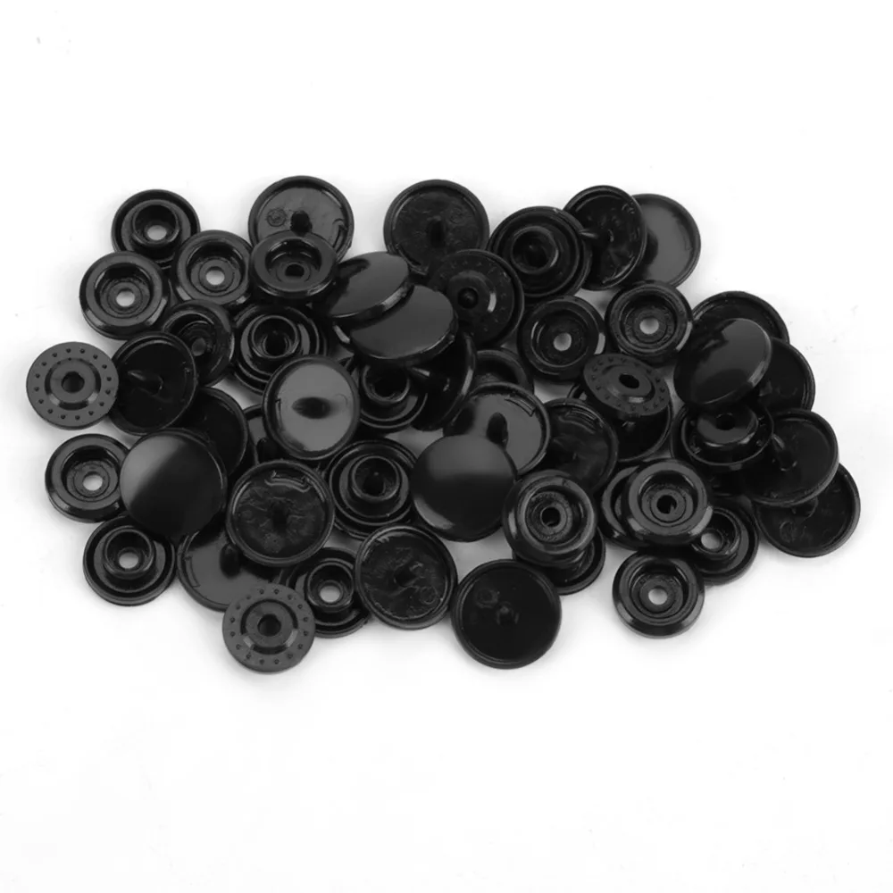 U Shape Fastener Snap Pliers Button T5 Plastic Resin Press Stud 375Pcs Buttons Machine Sewing Tool | Дом и сад