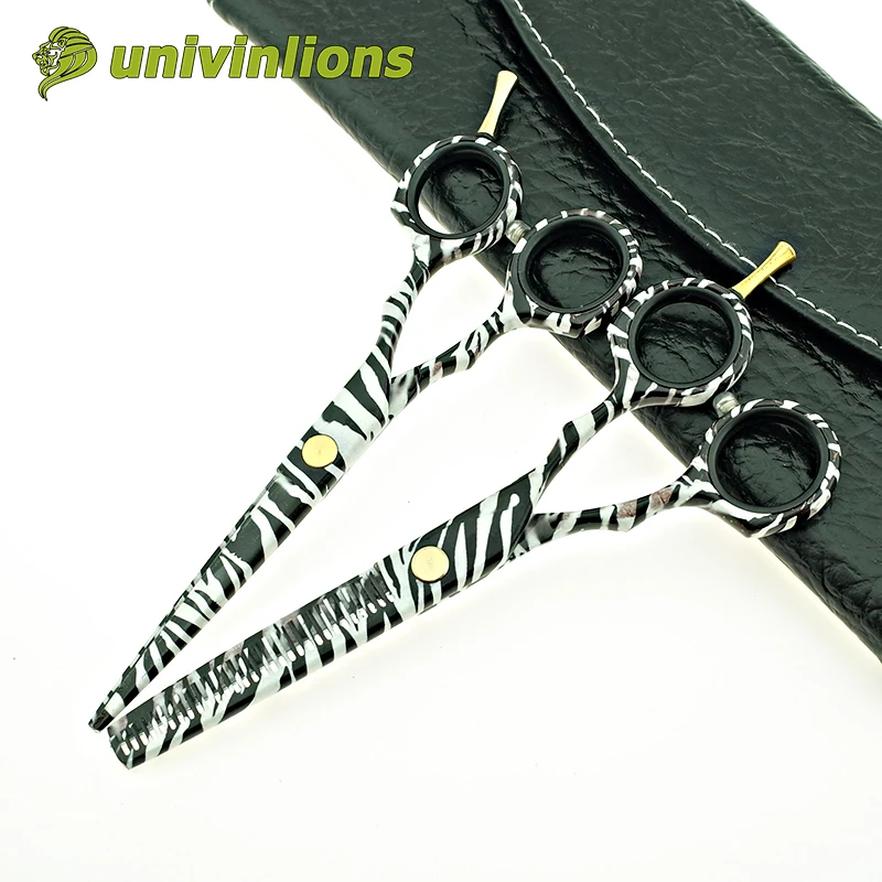 Японские ножницы для стрижки волос zebra 5 дюйма парикмахерские распродажа 440C