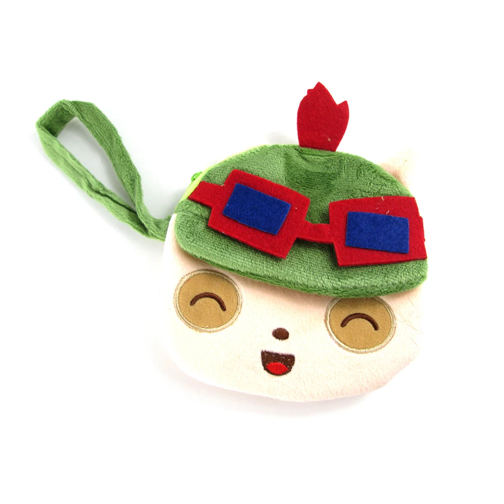 E-Mell Teemo Rammus Poro Pika Luna Totoro Happy Cerberus Jiji Eevee poket Jake кошелек портмоне | Багаж и сумки