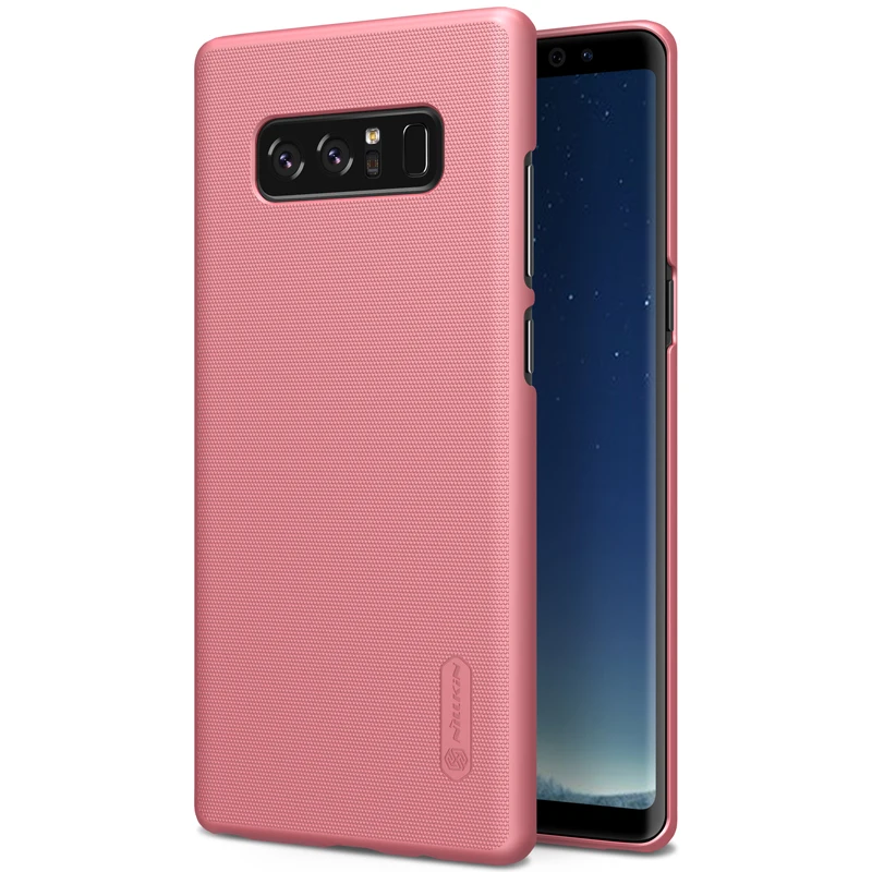 Rose Gold Для samsung galaxy note 8 Nillkin супер матовый защитный чехол для galaxy note 8 чехол с подарком - Цвет: Rose Gold