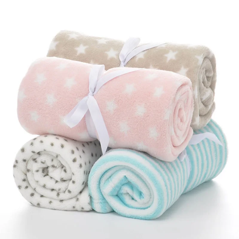 Детское одеяло коралловый флисовый спальный мешок для новорожденных дышащий