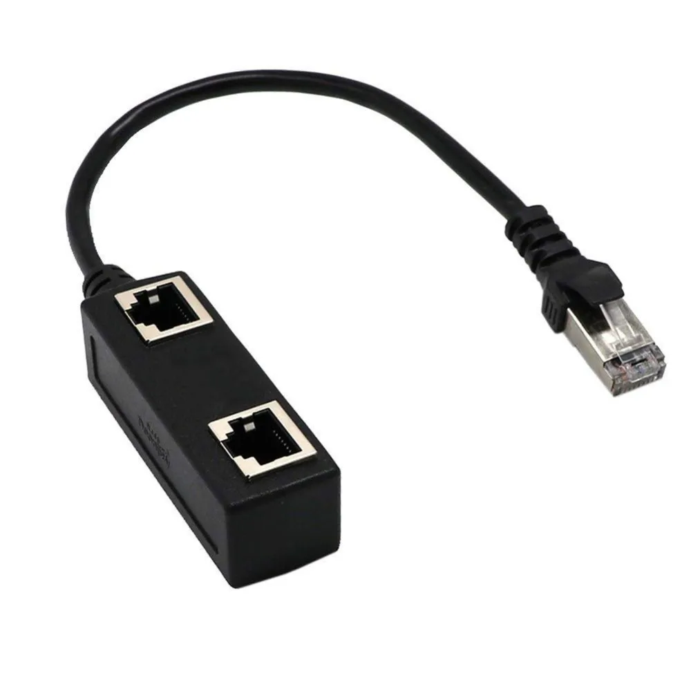 LBSC RJ45 сетевой 1 2 порта Ethernet адаптер сплиттер Jackiey папа x женский LAN