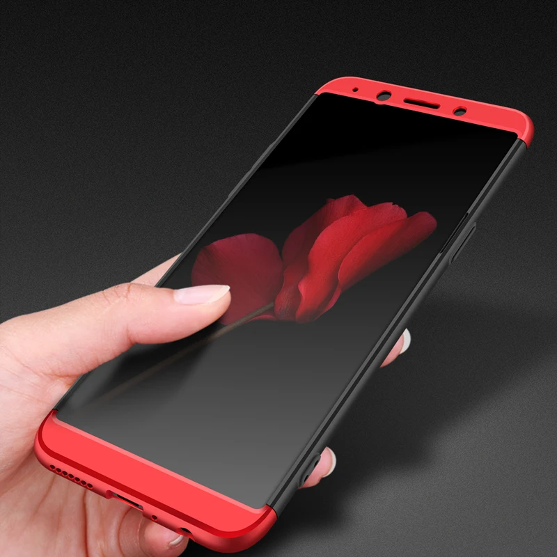 Для OPPO F5 чехол Высокое качество Роскошные Жесткий матовый PC задняя крышка 360