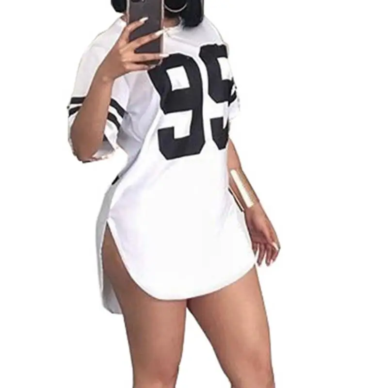 2018 новые летние Стиль цифровые печатные короткий рукав Для женщин Club платья