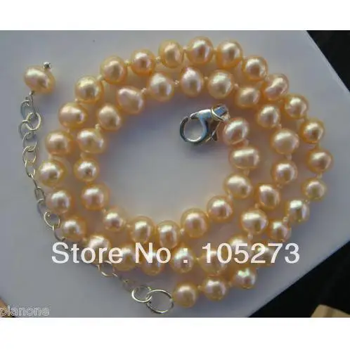 

New Arriver Natural Pearl Jewelry Cultured Freshwater Pink Seed Pearl & 925 Silver Clasp 10-12'' Ankle Bracelet Top Quality