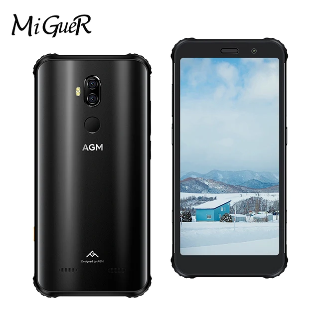 AGM X3 5,9" HD 18:9 IP68 водонепроницаемый мобильный телефон 8 ГБ ОЗУ 256 Гб ПЗУ Qualcomm SDM845 Восьмиядерный отпечаток пальца 4100 мАч отпечаток пальца - Цвет: 8GB 64GB