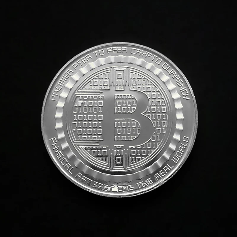 Новые золотые/серебряные монеты Биткоин Иностранные художественные подарки для