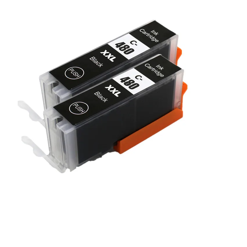 PGI-481BK-2PCS Цветение совместимый PGI-480 PGI 480 CLI 481 XXL чернильный картридж для CANON PIXMA TS8140 TS9140 TS 8140 TS 9140 принтер - Цвет: PGI-481BK-2PCS