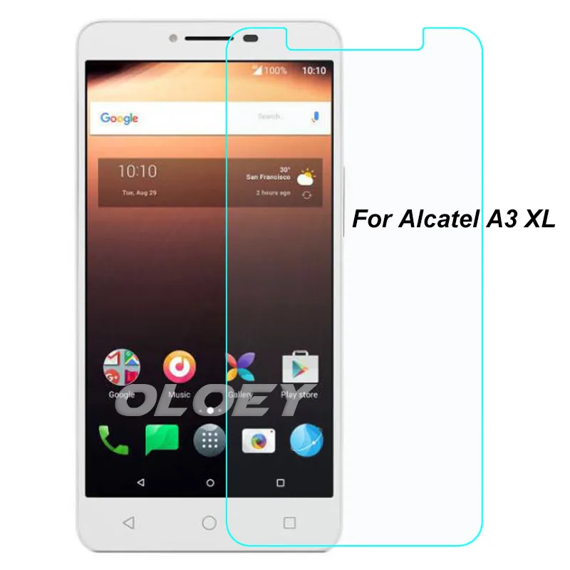 Для Alcatel A3 A3XL закаленное Стекло 9 H спереди Экран протектор Защитная пленка на 3 5046
