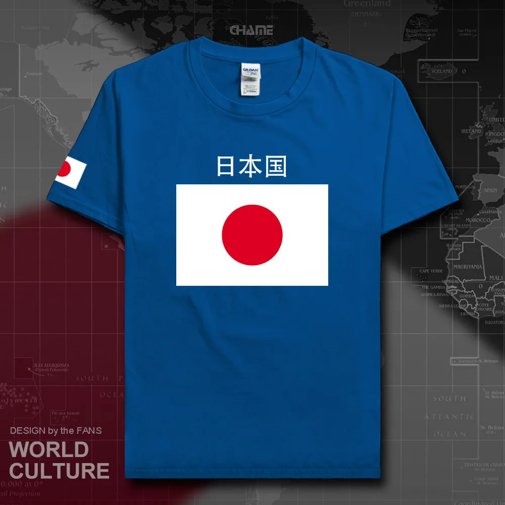 Японская футболка Nippon Мужская 2019 хлопковые футболки национальной команды 100%