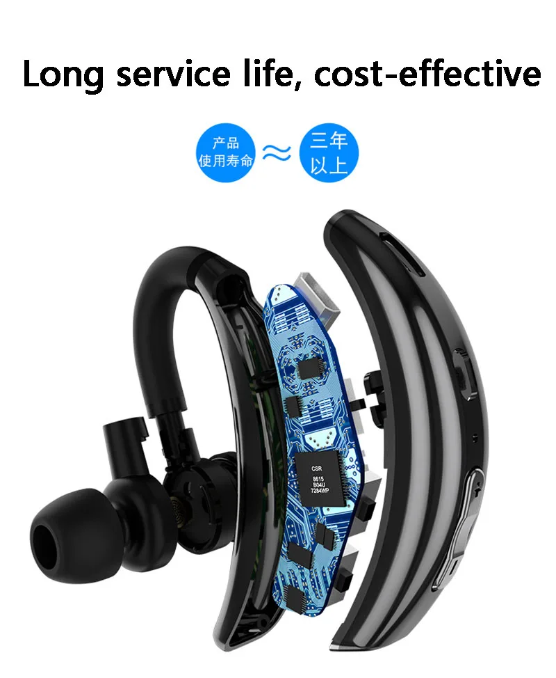 Год Q8 bluetooth Классические наушники 4,1 ушные крючки беспроводные наушники стерео гарнитура для водителей IOS Android