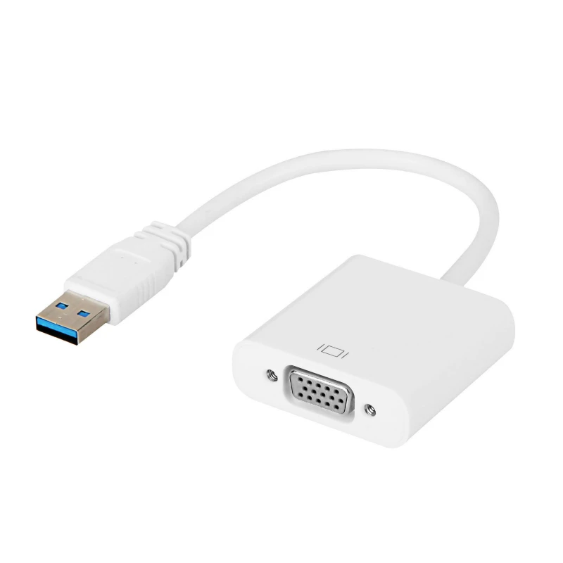 Кабель адаптер USB 3 0 на VGA внешняя видеокарта конвертер мультидисплея для ПК