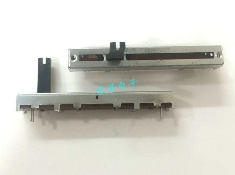 6cm sliding potentiometer single B100K shaft length 15MM mixer 60MM straight slide B104 | Обустройство дома