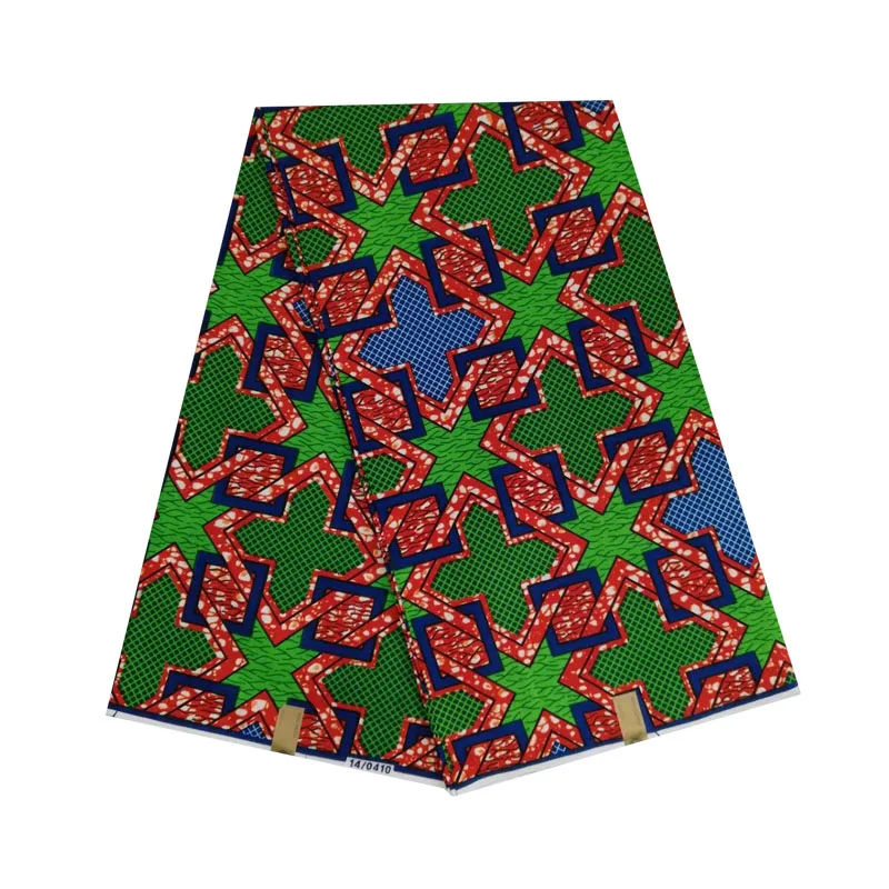 2019 лучшее качество настоящий nigerianPrinted в ткани Африканский воск блок 100% хлопок 6