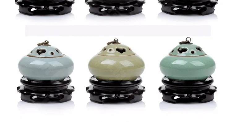 Longquan Celadon латунь керамика фарфор ладан плита держатель Будды курильница ладан палочки с ладаном катушки конусов печи