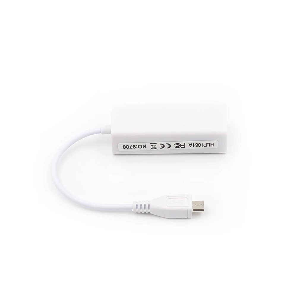 Микро USB 2 0 к RJ45 Ethernet LAN сетевая карта адаптер для Windows Android ПК ноутбука планшета RD9700