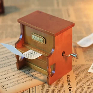 Рукоять diy лента пианино музыкальная коробка бумажная полоса Музыкальная