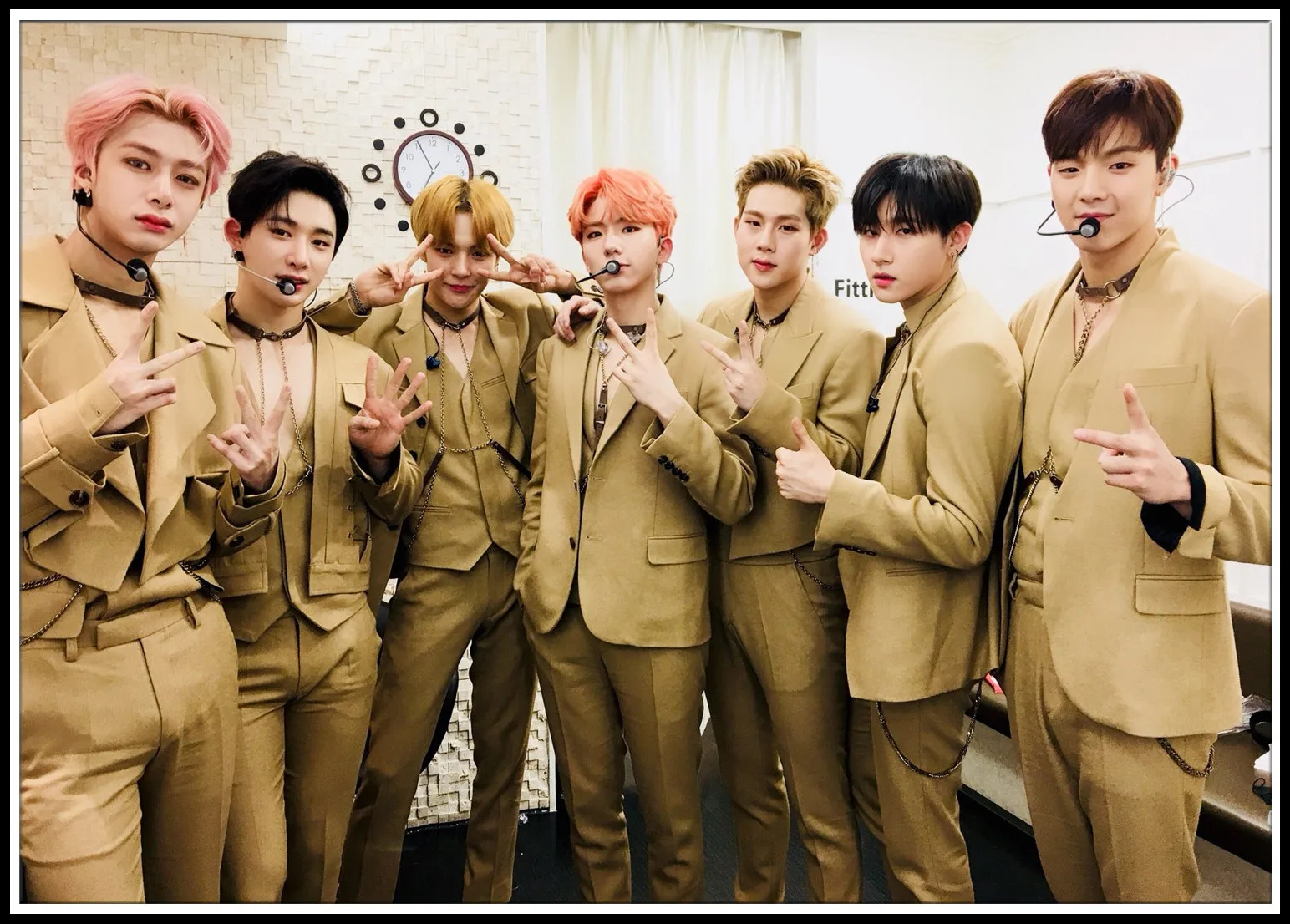 Постер Monsta X наклейки на стену с прозрачным изображением украшение для дома