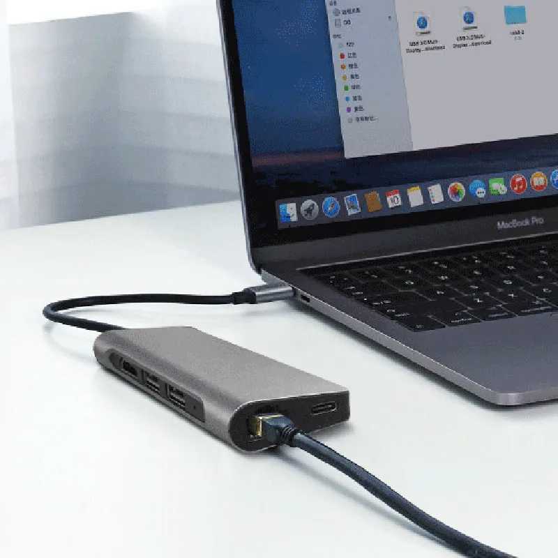 Baolyda Thunderbolt HDMI адаптер USB C HDMI концентратор USB C док-станция HDMI Thunderbolt 3 адаптер для MacBook samsung S10 huawei mate 2