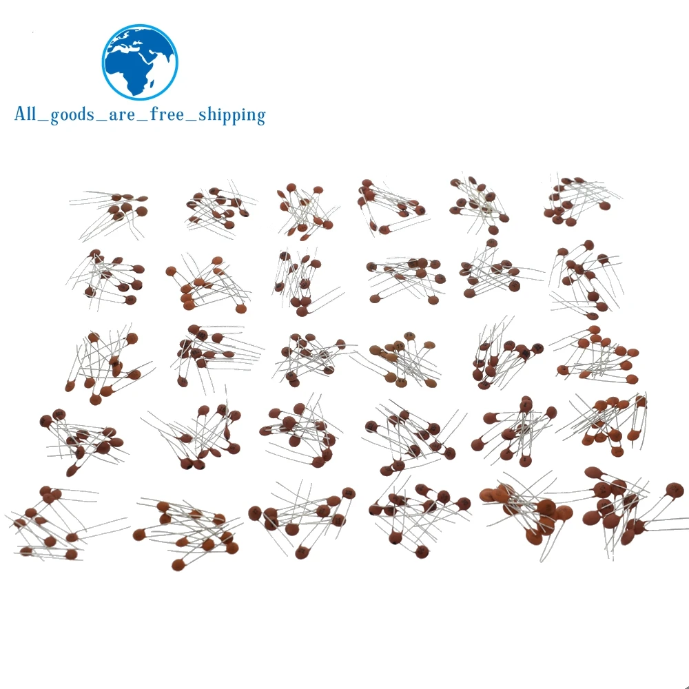 300 шт./лот керамический комплект конденсаторов 2PF-0.1UF 30 значений* 10 шт пакет с электронными компонентами конденсатор Ассорти набор образцов Diy