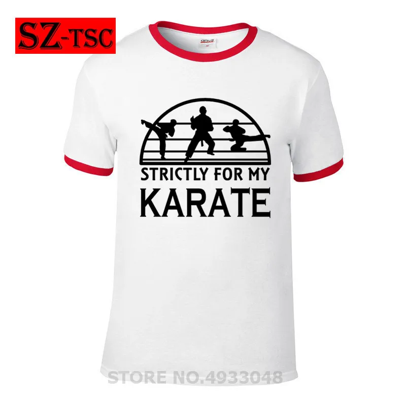 Рубашка Miyagi Do Karate белая и красная Клетчатая Мужская футболка для карате