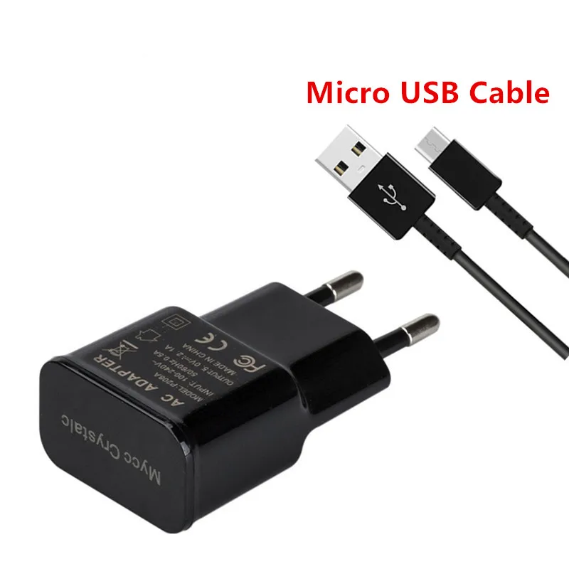5V 2.1A EU вилка Micro USB настенное зарядное устройство + кабель Для Lenovo P1 Vibe Shot z90 LG G2 G3 G4 K4