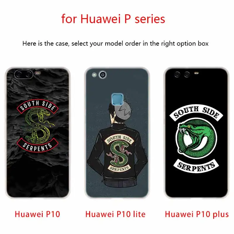Новый чехол Riverdale South Side Serpents силиконовый мягкий из ТПУ для Huawei P50 P30 P40 P20 Pro P10 Lite P