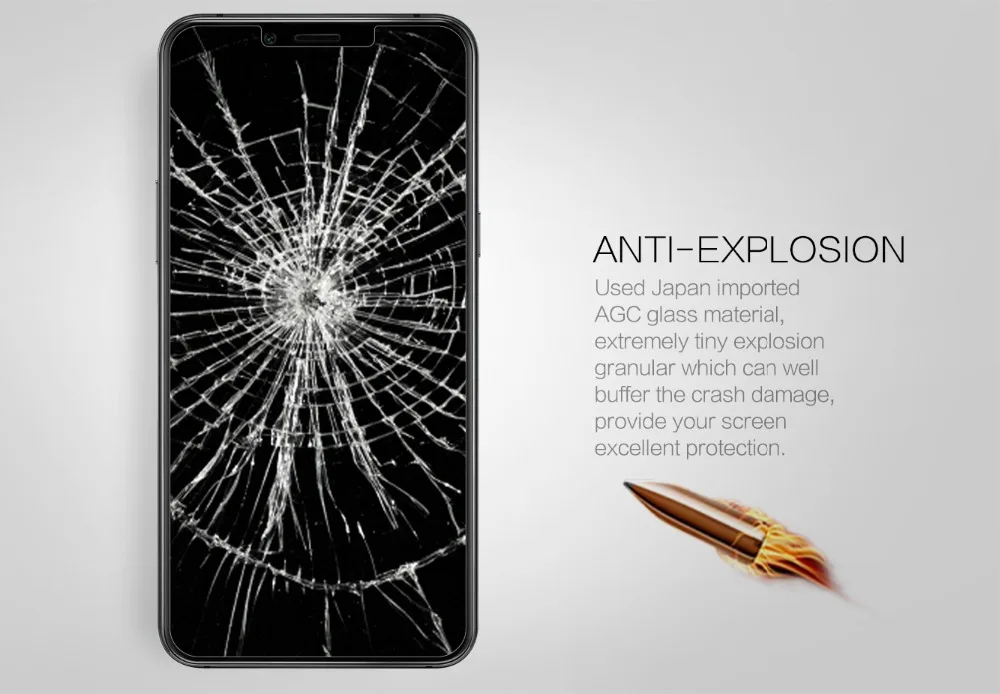 0,2 мм Защитное стекло для samsung a6s Nillkin Nano Олеофобное закаленное стекло для samsung galaxy a6s защита экрана