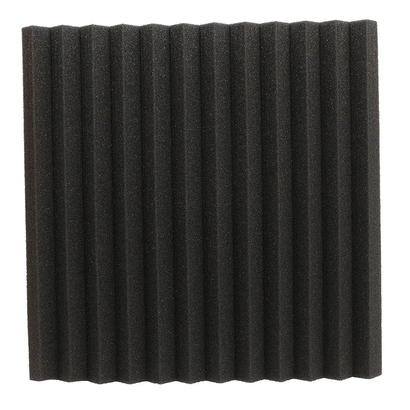 Black 6 шт 30x30 см толщина 2,5 см nvironmently полиуретановая пена Звукопоглощающая шумопоглощающая Губка пены для караоке-студия - Цвет: Black