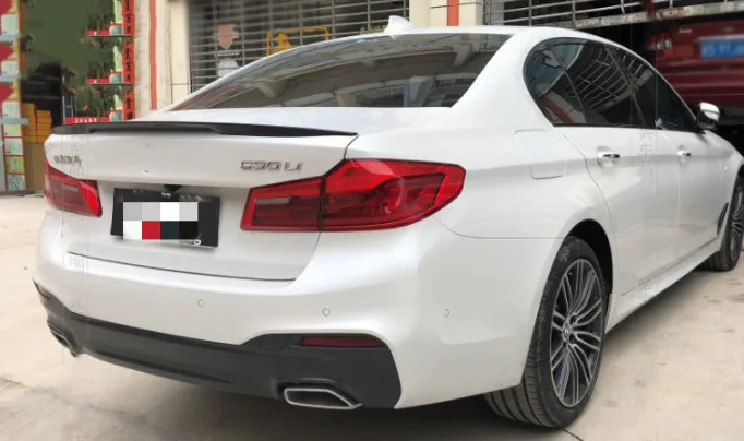 Для 2018 до 2019 BMW G30 G38 P Стиль задний спойлер крыло ABS Материал праймер и краска цвет