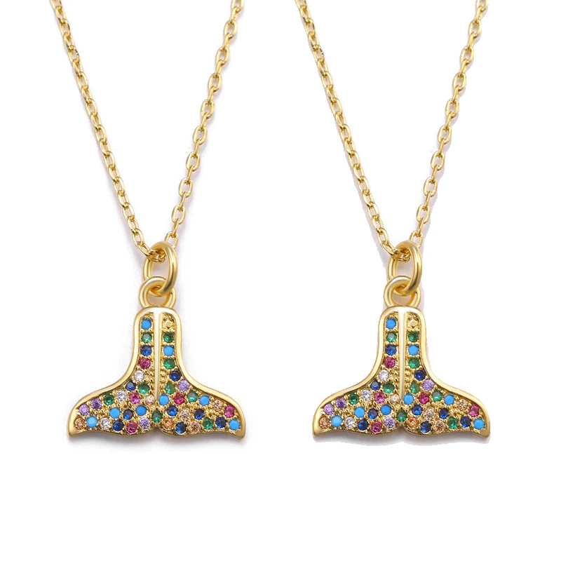 Модные циркониевые ожерелья AAA серебряного цвета Длинные для женщин/девушек