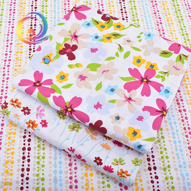 Саржевая хлопчатобумажная ткань с принтом для сделай сам квилтинга шитья/ткань