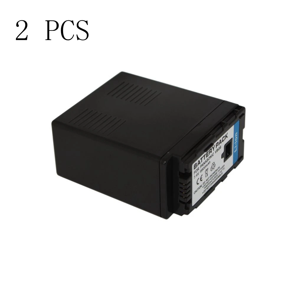 WHCYonline 2 штуки 6600 мАч VW VBG6 камера для Panasonic MDH1 HDC HS300 TM300 HDCSD100 HDCHS100 HDCHS20|vw-vbg6|vbg66600mah |