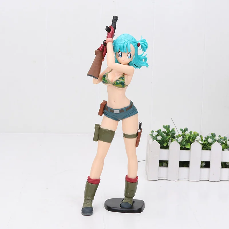 25cmblue oppbag Dragon Ball Z Gals сексуальное бикини Bulma Ver Scultures BIG Zoukei Tenkaichi Budoukai 4 фигурка Коллекционная модель игрушки Рождественский подарок - Цвет: 25cmblue oppbag