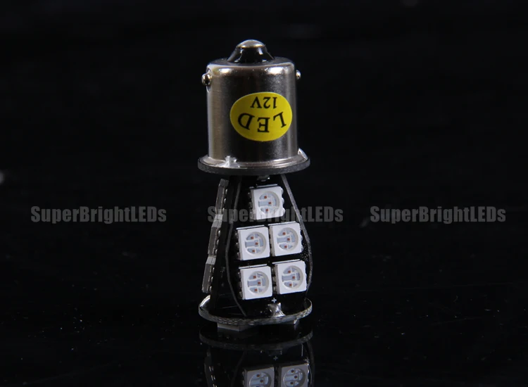 LED Car 1156 BA15S P21W Bulb Can Bus Canbus 18 SMD 5050 12V Amber Reverse Bulbs Backup Rear Turn Signal 1156C01 1156001 | Автомобили и