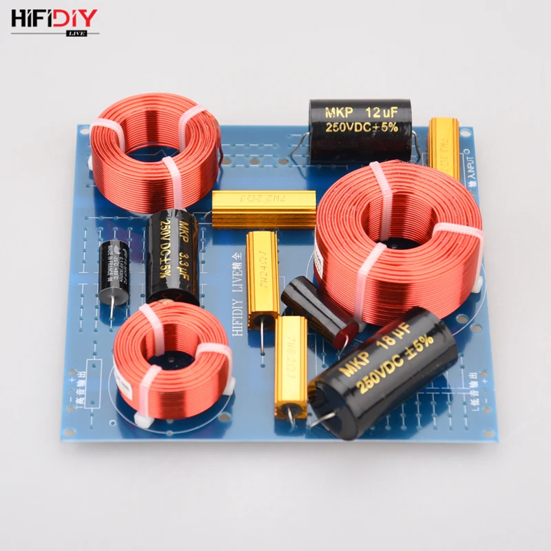 HIFIDIY LIVE DIY high-end Hi-Fi 3Way 3 динамик(твитер+ Средний+ бас) динамик s аудио кроссовер с делителем частоты фильтры US-385