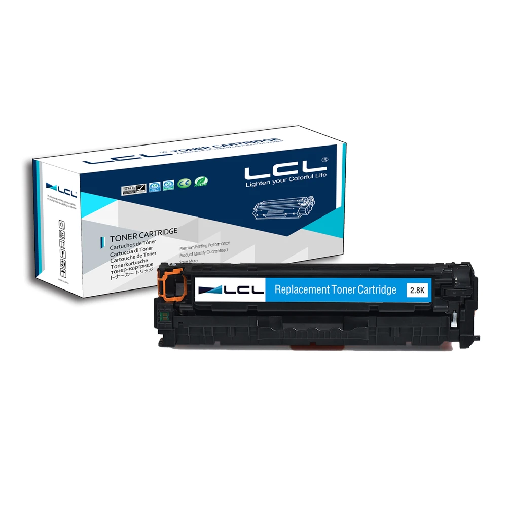 LCL 304A CC530A CC531A CC532A CC533A (4 упаковки) Тонер картридж совместимый для HP Color LaserJet