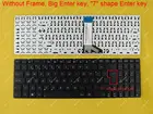 Клавиатура Teclado для ноутбука ASUS X551, X551C, X551CA, X551M, X551MA, без рамки, черная, WIN8