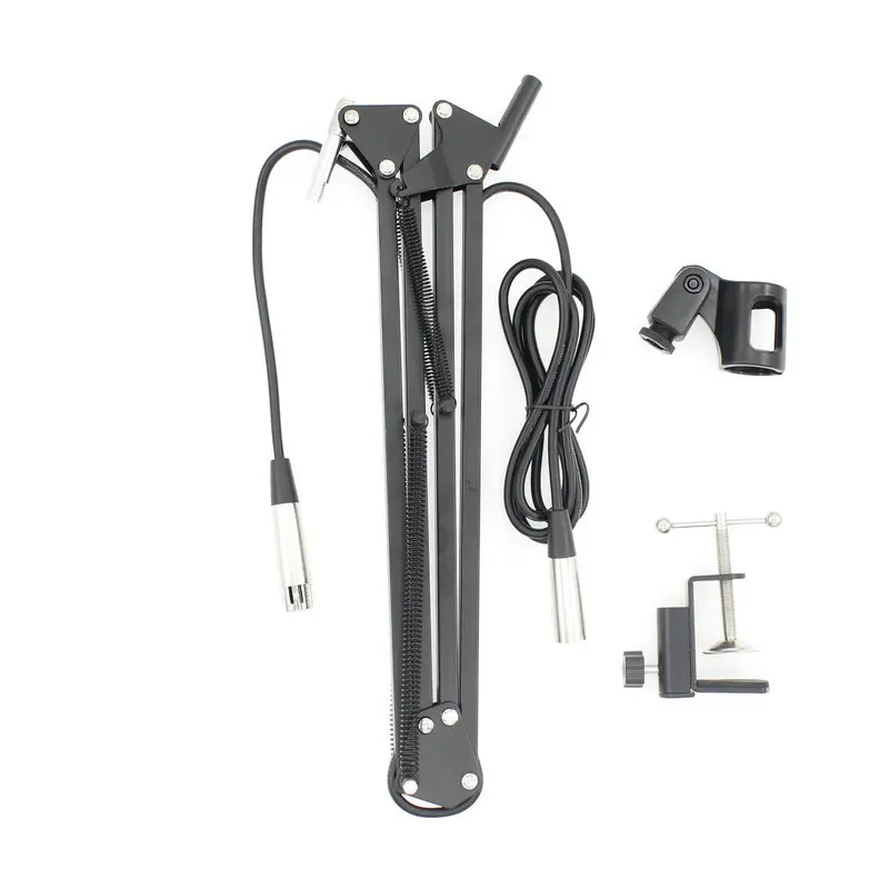 Подвеска для микрофона стойка с ножничным рычагом и комплект зажимом 3