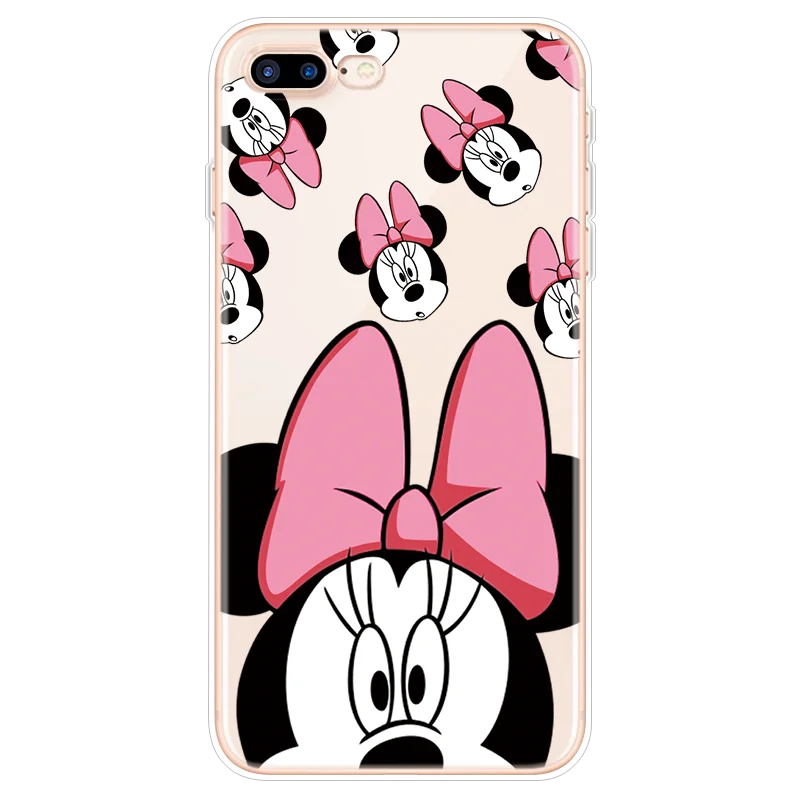 mini6tou Милый мультяшный чехол для iPhone 6, чехол 8, 7 Plus, 6 S, XR, 5S, 5C, 4, 4S, SE, 11 Pro, Max, для Fundas, iPhone XS, Max, чехол, TPU, для iPhone X, чехол - Цвет: mini6tou