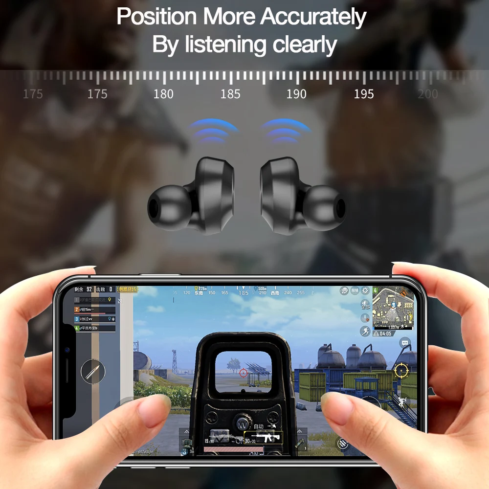 TWS-9 Bluetooth 5 0 наушники TWS Беспроводные сенсорные мини с шумоподавлением басами в
