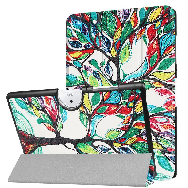 Чехол для Acer Iconia One 10 b3-a40 Тонкий Стенд Smart Cover для Acer Iconia One 10 B3 A40 10.1 дюймов принципиально Планшеты из искусственной кожи В виде ракушки - Цвет: picture 2
