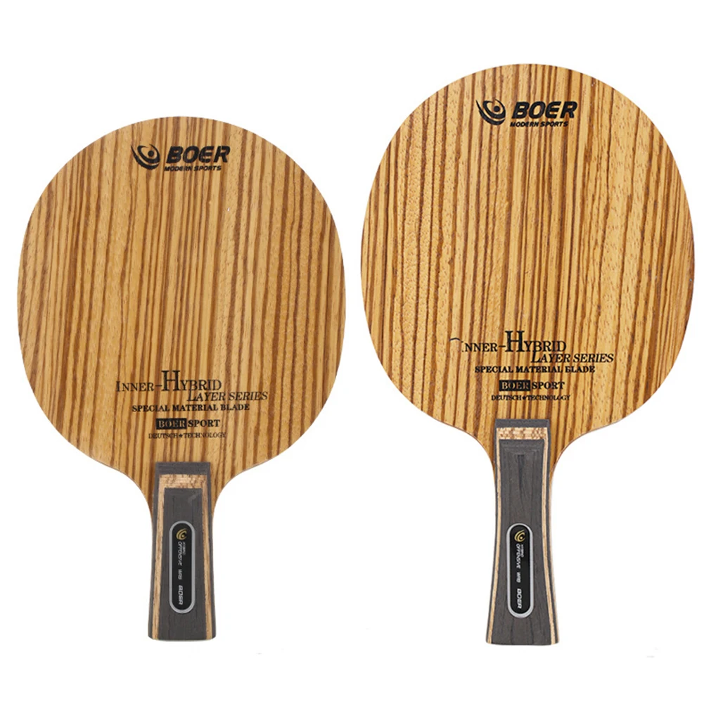 Профессиональные ракетки для настольного тенниса из углеродного волокна с двойными прыщами для лица-в настольном теннисе резиновая ракетка для пинг-понга