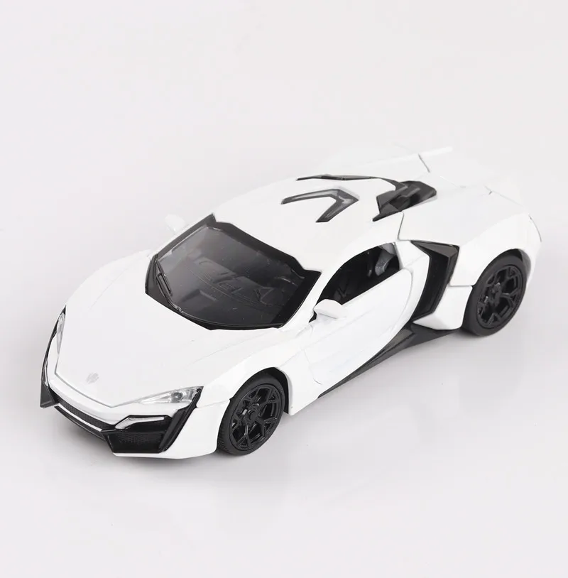 ZXZ 1:32 Масштаб литья под давлением сплава металла модель автомобиля Lykan supercar