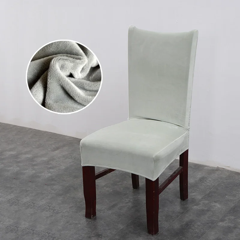 color 15 Бархатные ткани спандекс эластичные чехлы на кресла Slipcover Arm накидка для сиденья съемные стрейч чехлы для стульев для столовой 1 шт - Цвет: color 15