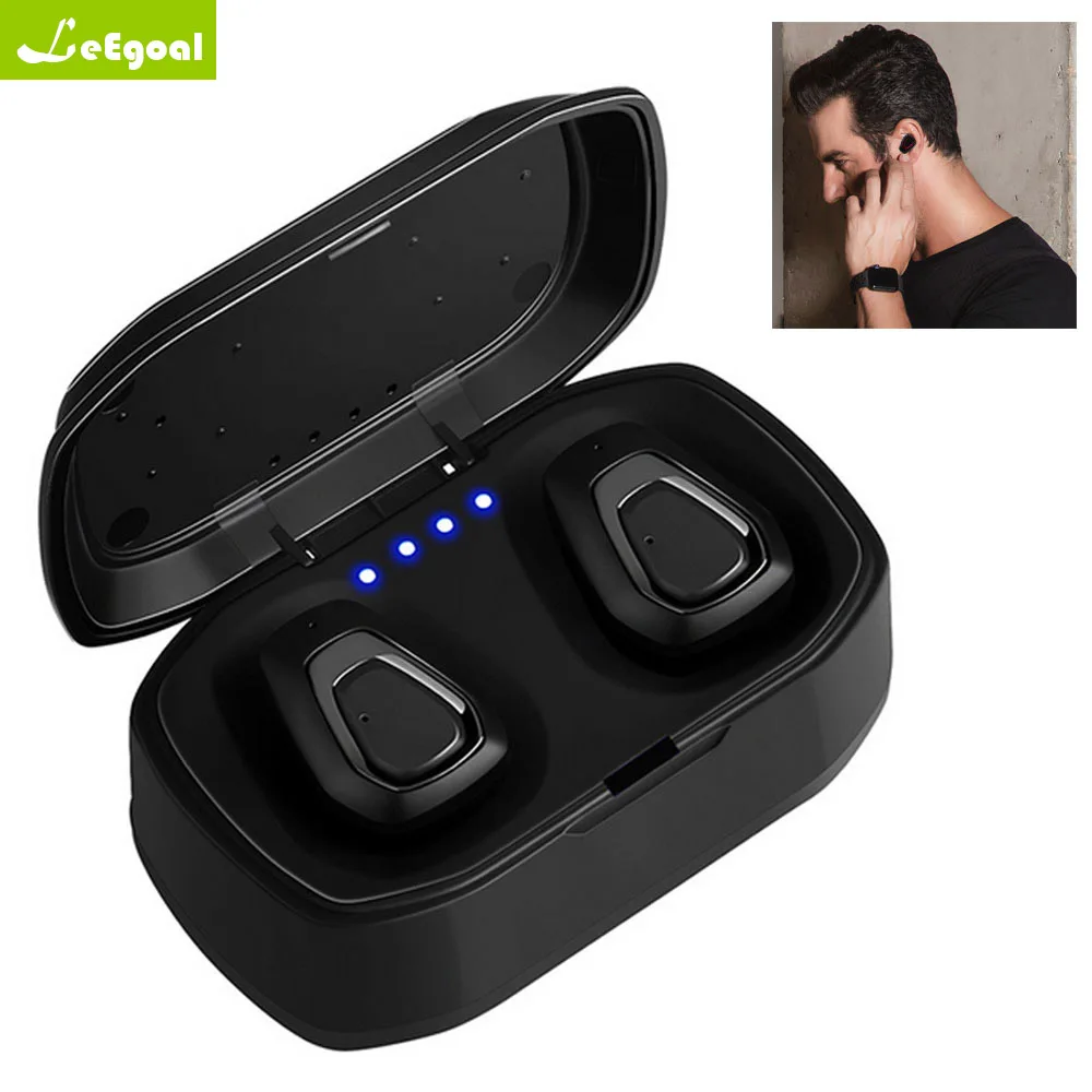 A7 TWS беспроводная Bluetooth гарнитура стерео Handfree Спортивные наушники с зарядной