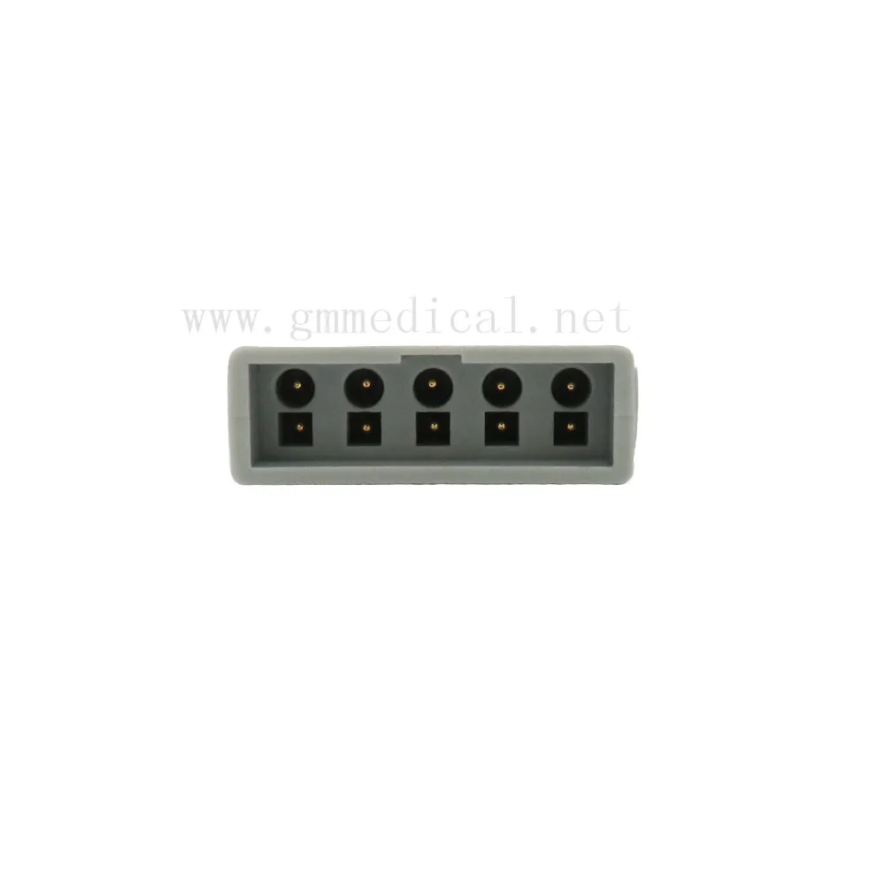 Совместим с HP/ Philips 5 Lead AHA trunk cable ECG Trunk для монитора пациента 9 футов и 12pin.| |